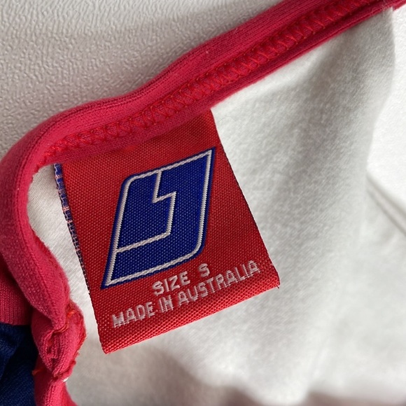 Lorna Jane Red White and Blue color block sports bra size small - Picture 5 of 9